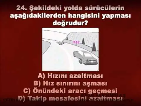 29 Trafik soru çözümü