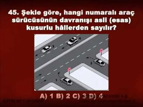 32 Trafik soru çözümü