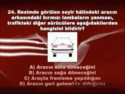 16 Motor çıkmış soruların çözümleri